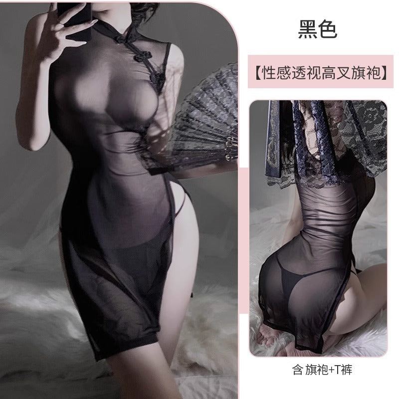 Transparente robe sexy