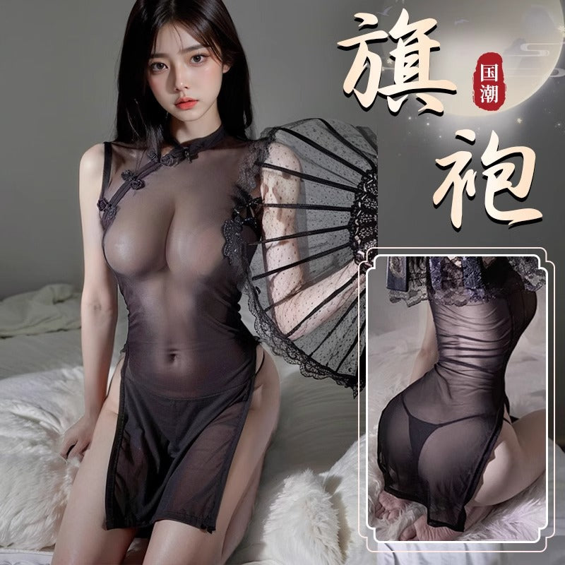 Transparente robe sexy